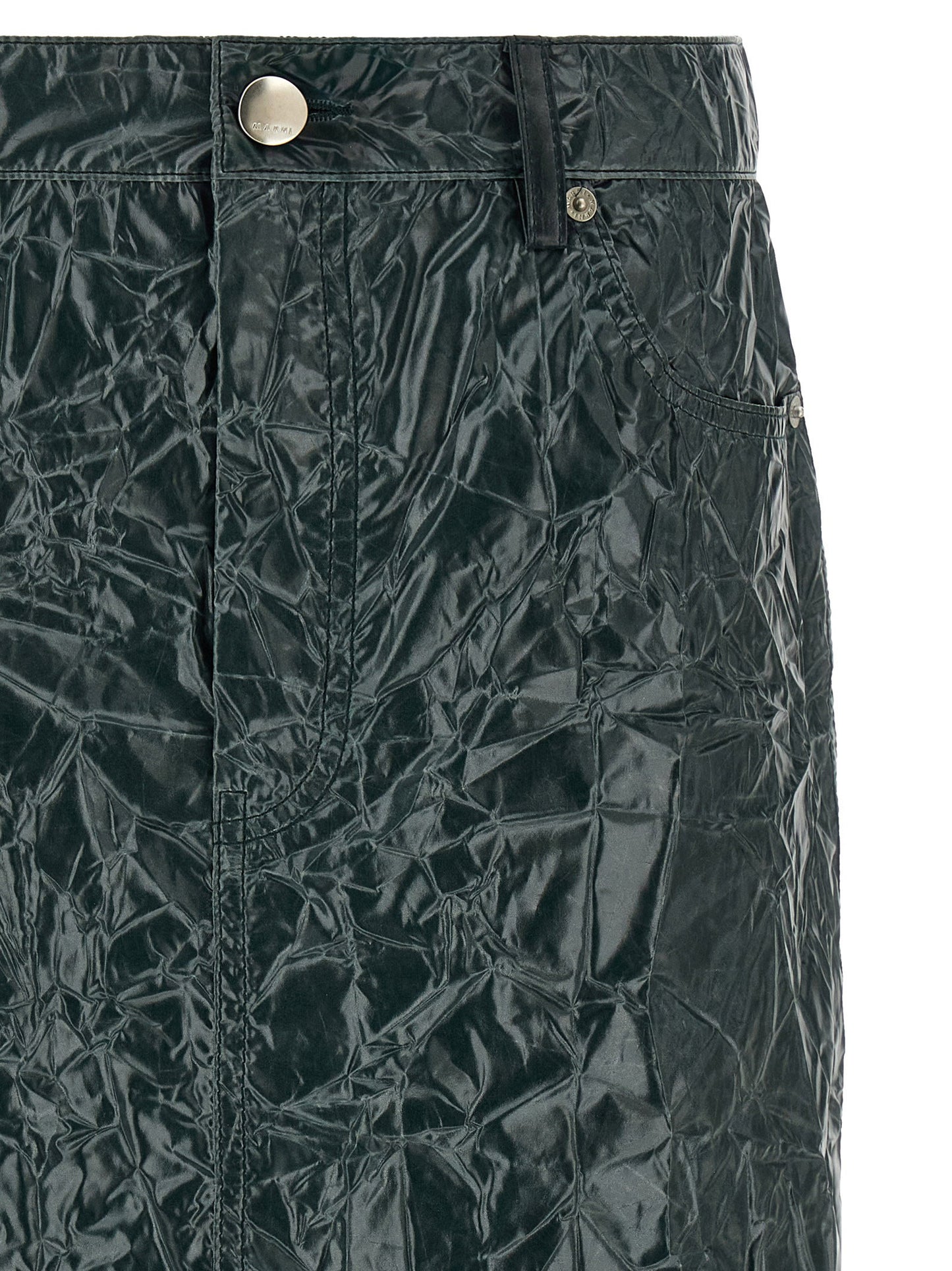 Marni Skirt With A Wrinkled Effect