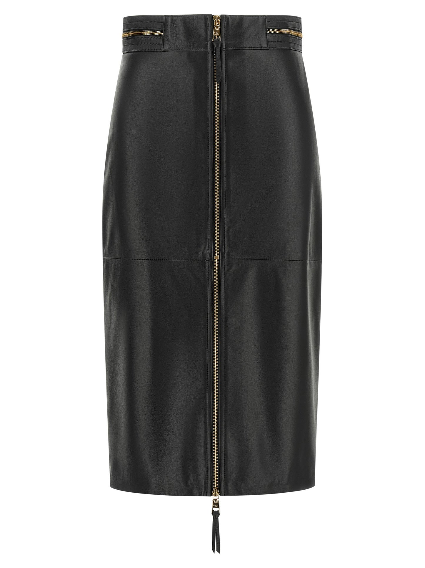 Elisabetta Franchi Leather Skirt