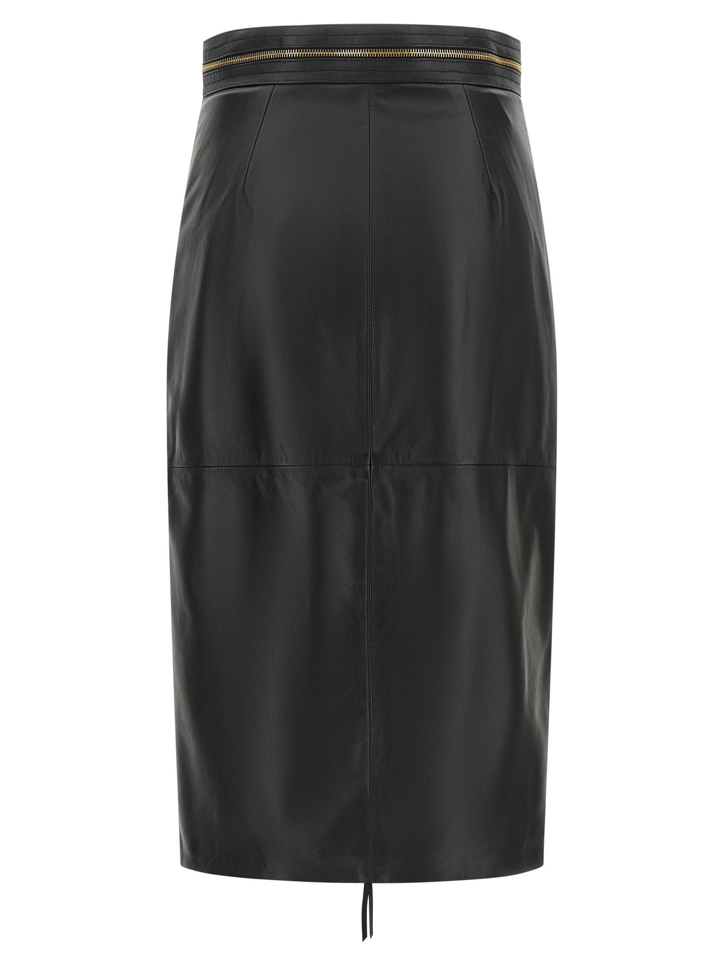 Elisabetta Franchi Leather Skirt