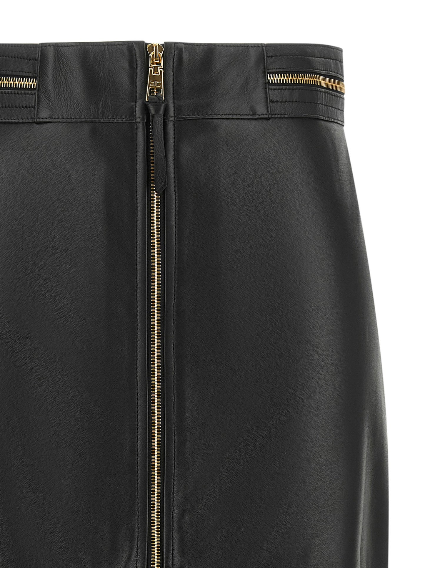 Elisabetta Franchi Leather Skirt