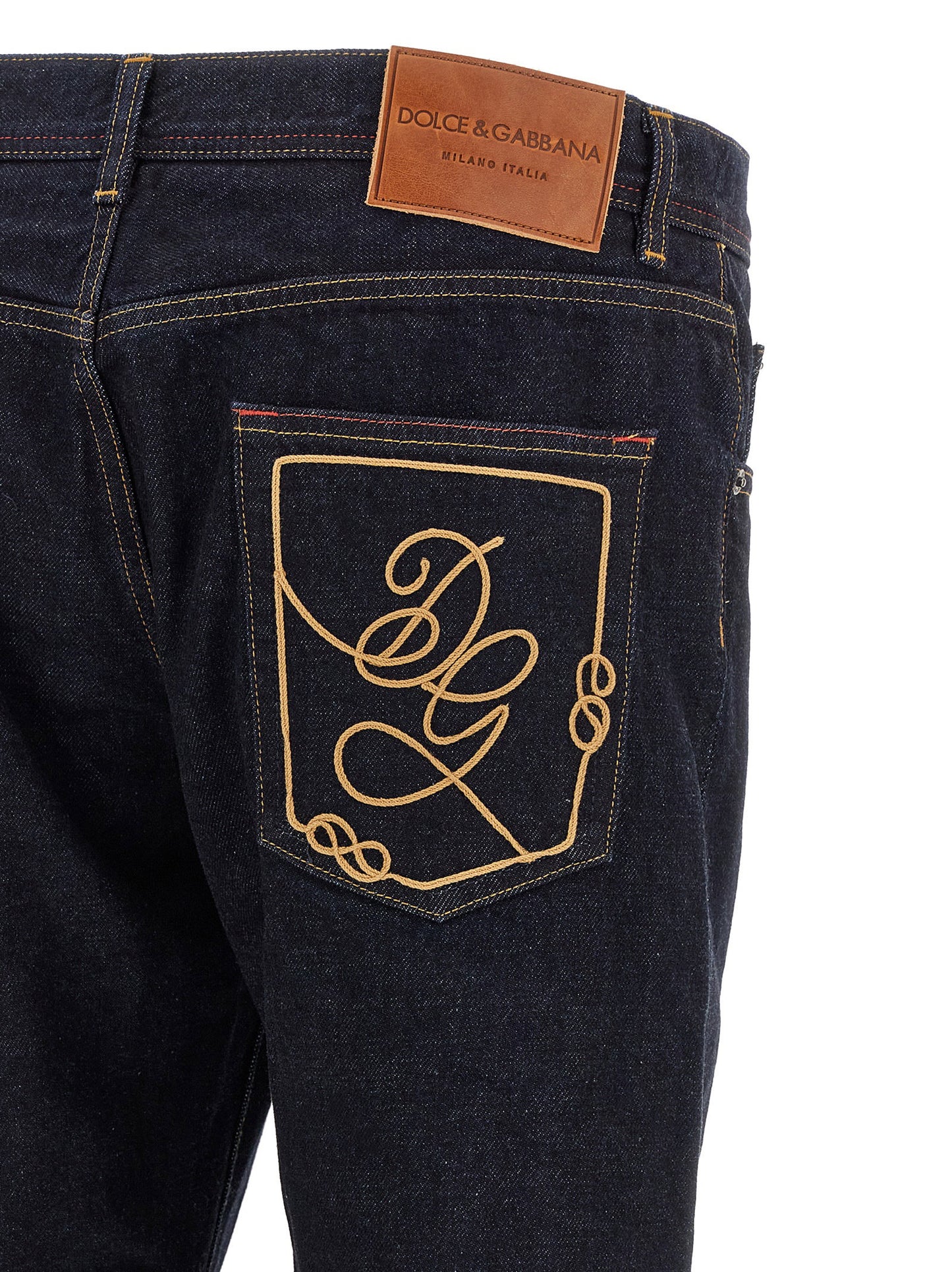 Dolce & Gabbana Dg Embroidery Jeans