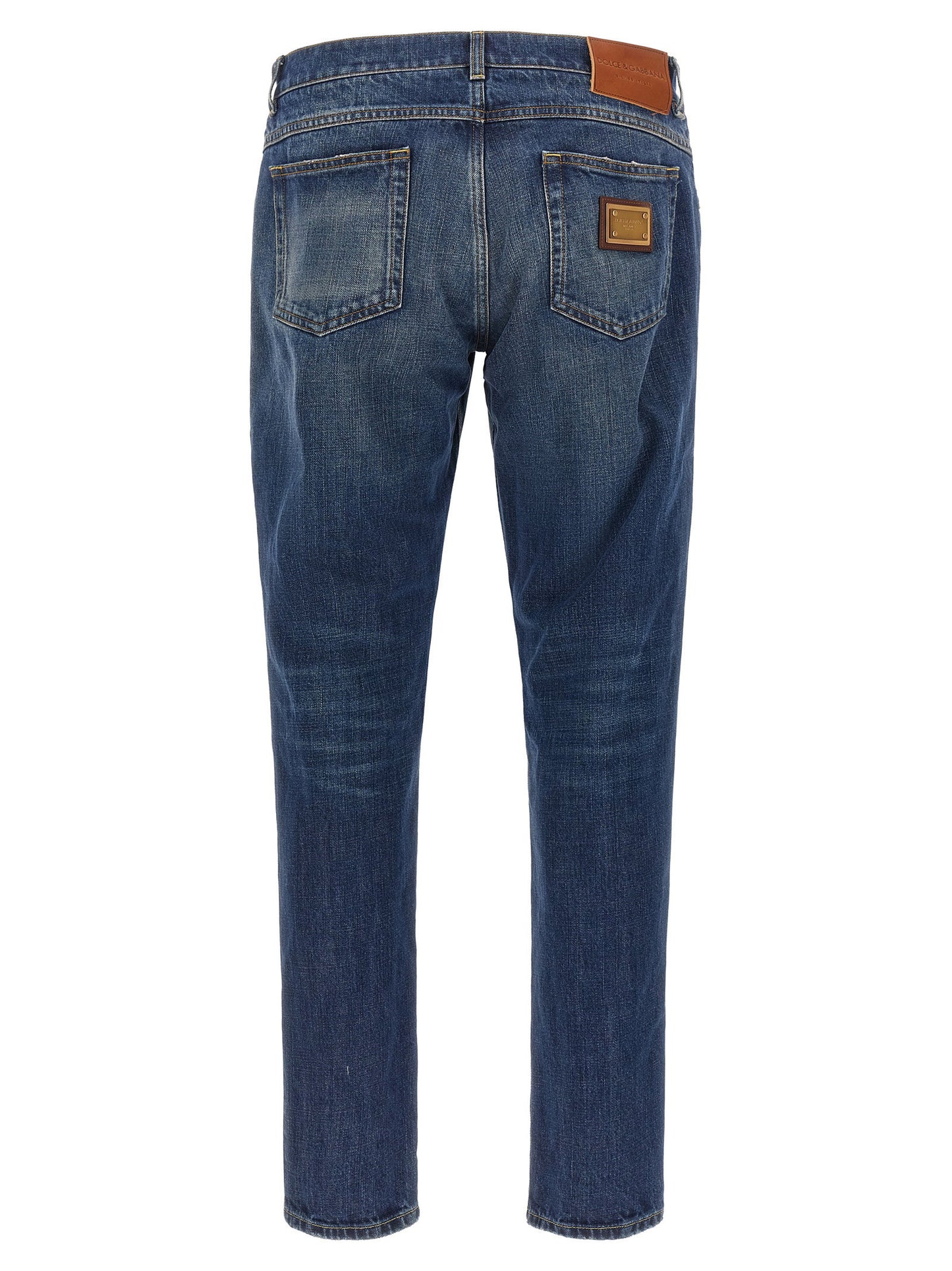Dolce & Gabbana Logo Plaque Jeans