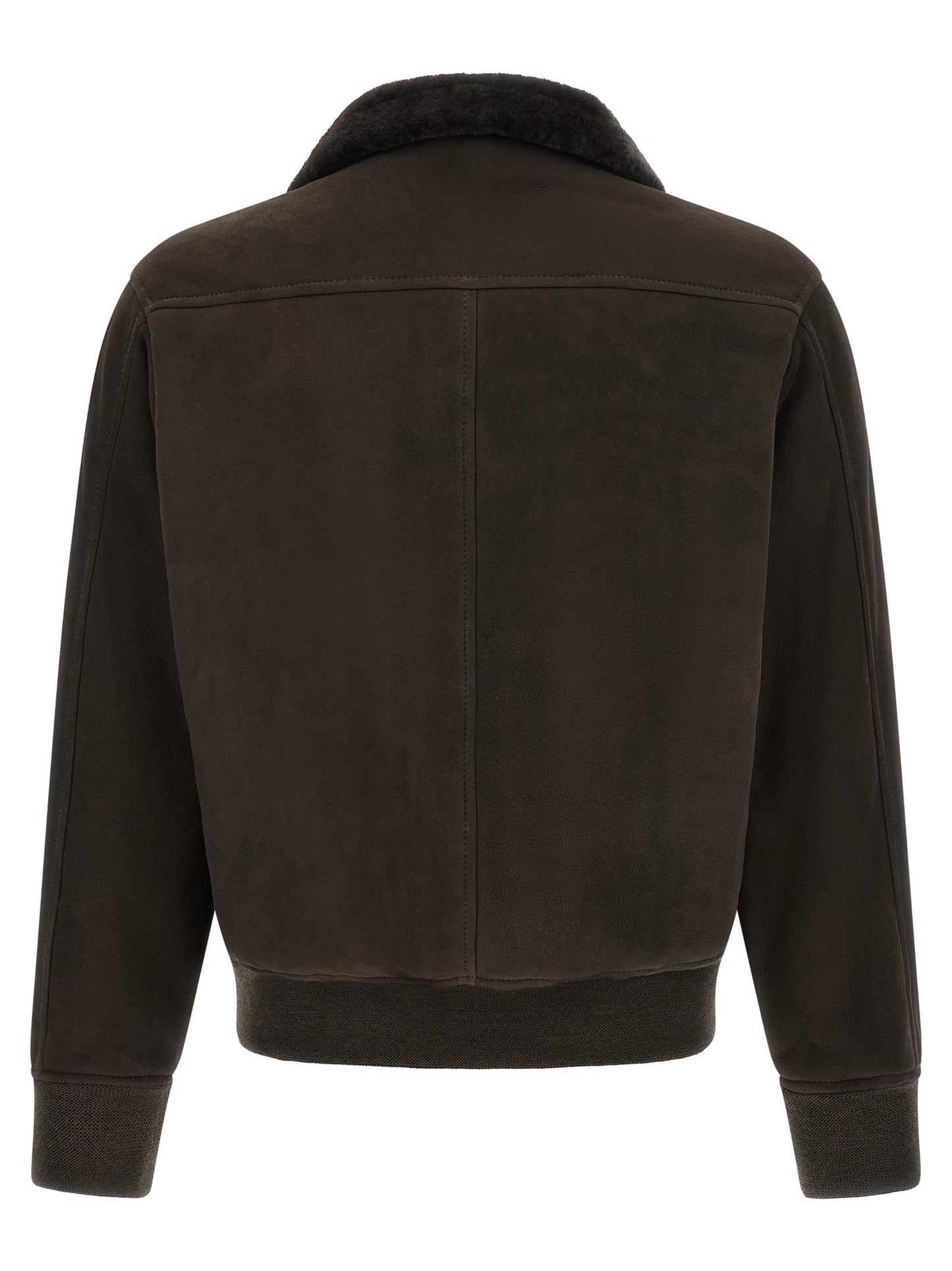 Giorgio Brato Suede Bomber Jacket