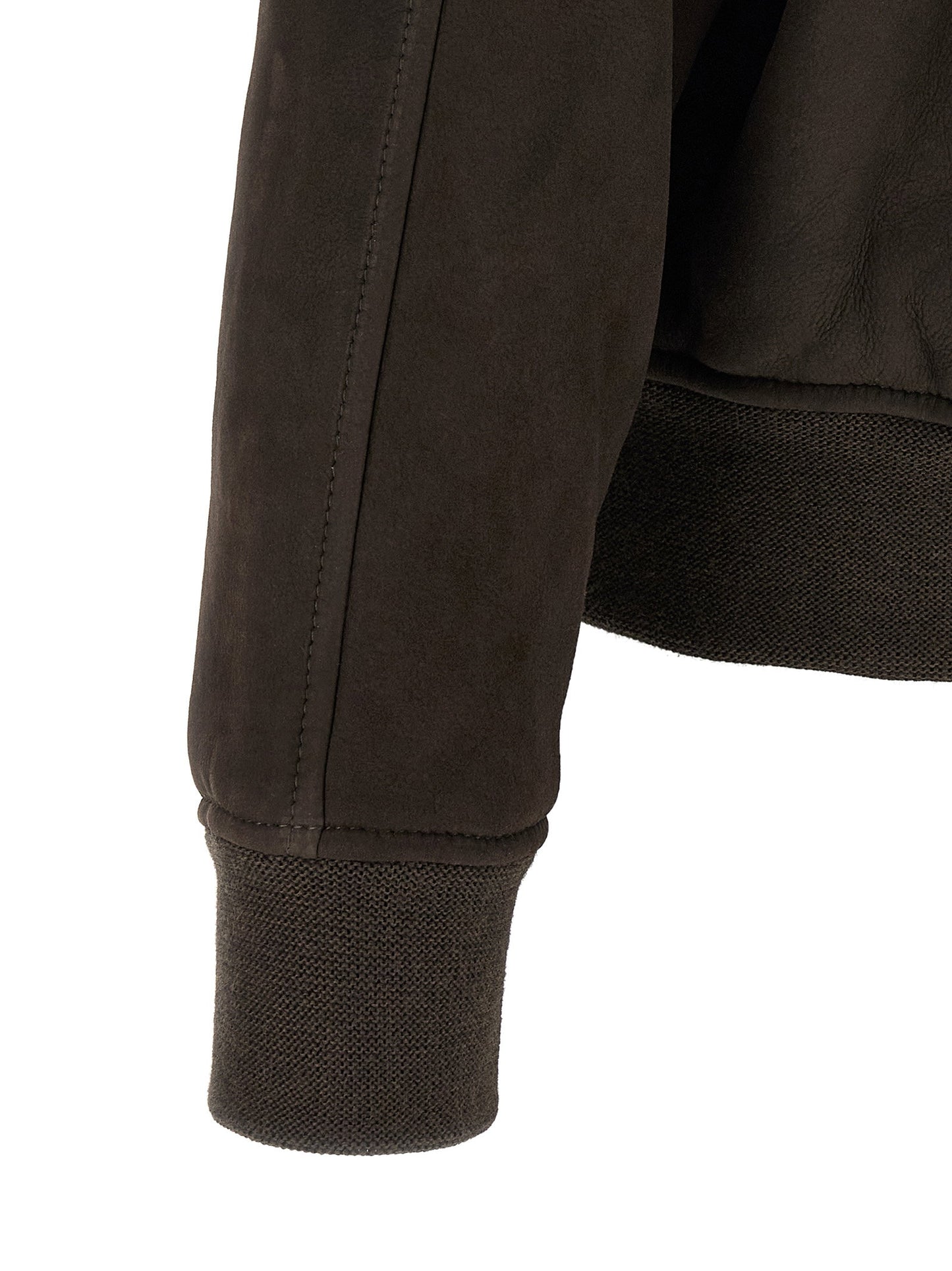 Giorgio Brato Suede Bomber Jacket