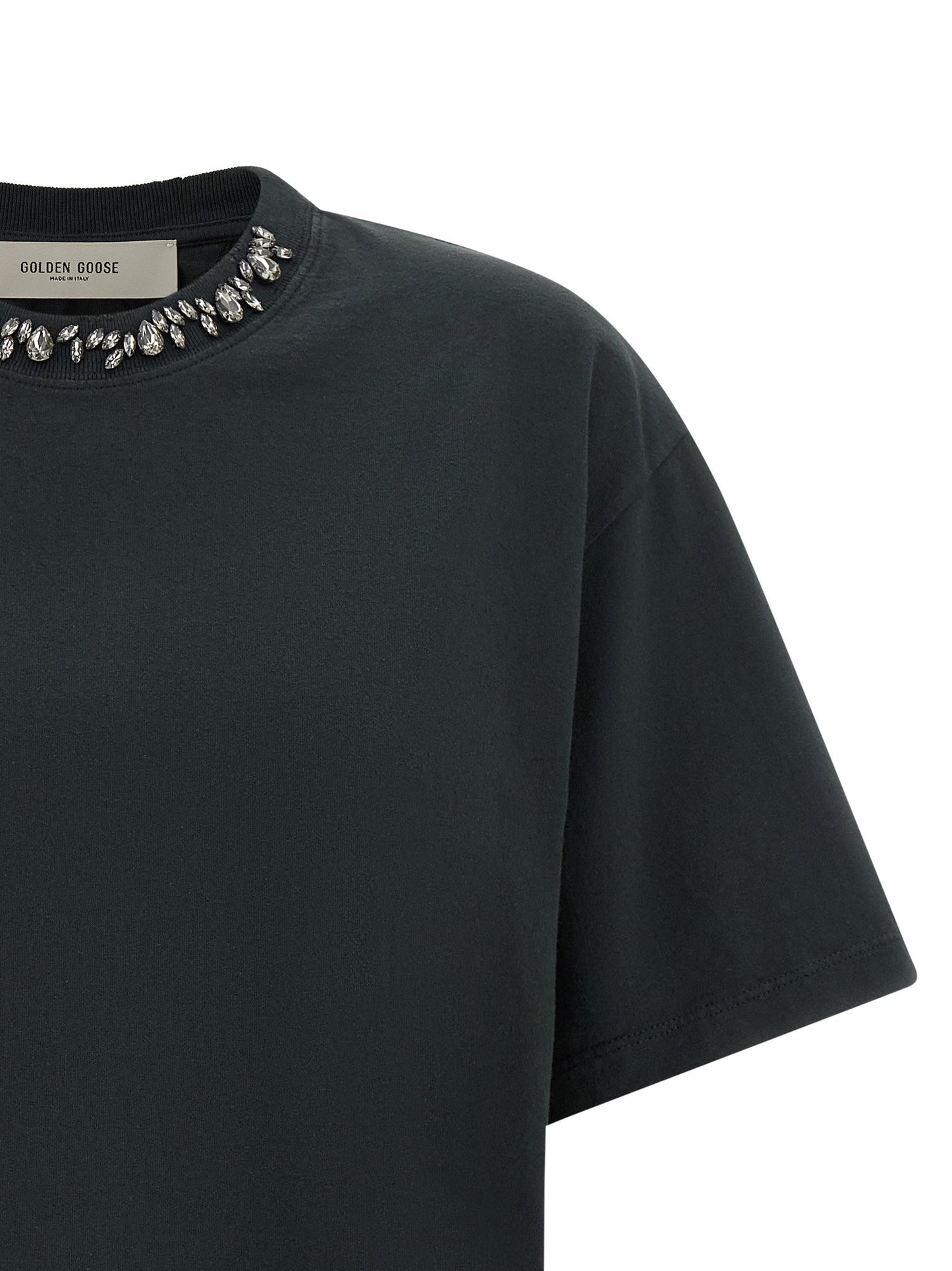 Golden Goose Crystal Crew Neck T-shirt