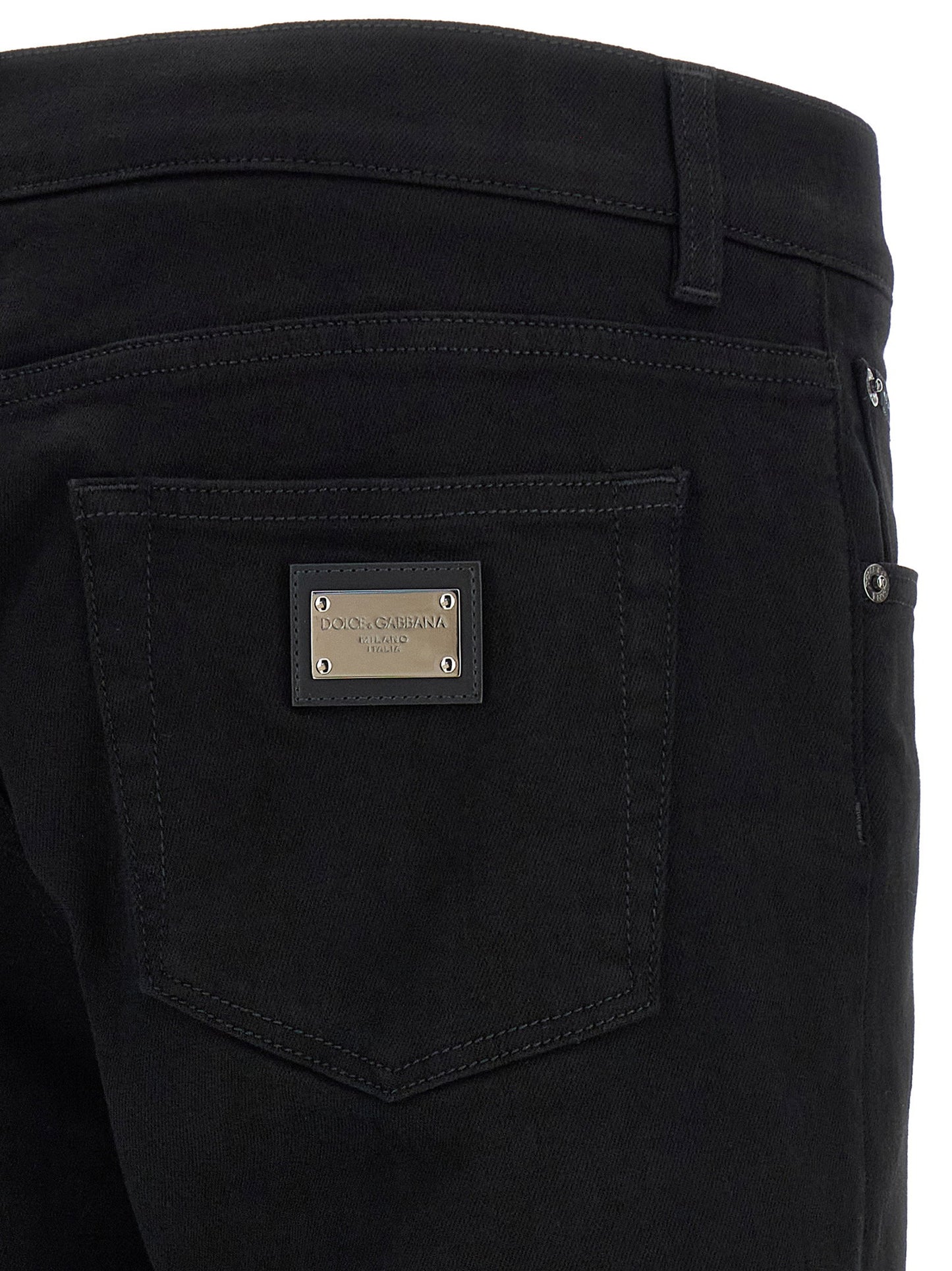 Dolce & Gabbana Logo Plaque Jeans