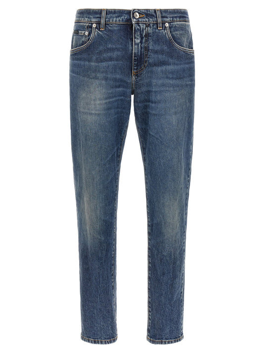 Dolce & Gabbana Logo Plaque Jeans
