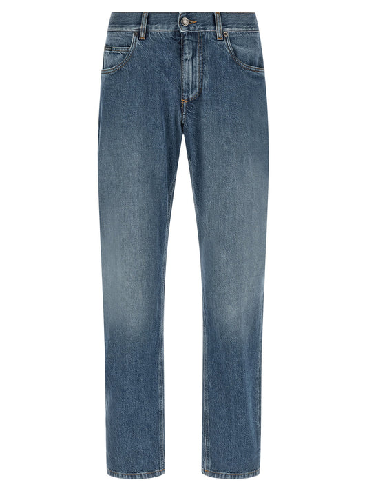 Dolce & Gabbana Heraldic Embroidery Jeans