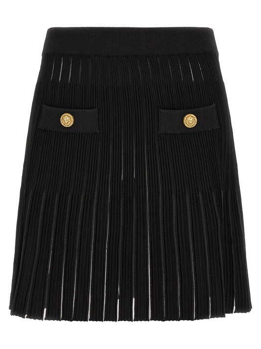 Balmain Pleated Skirt