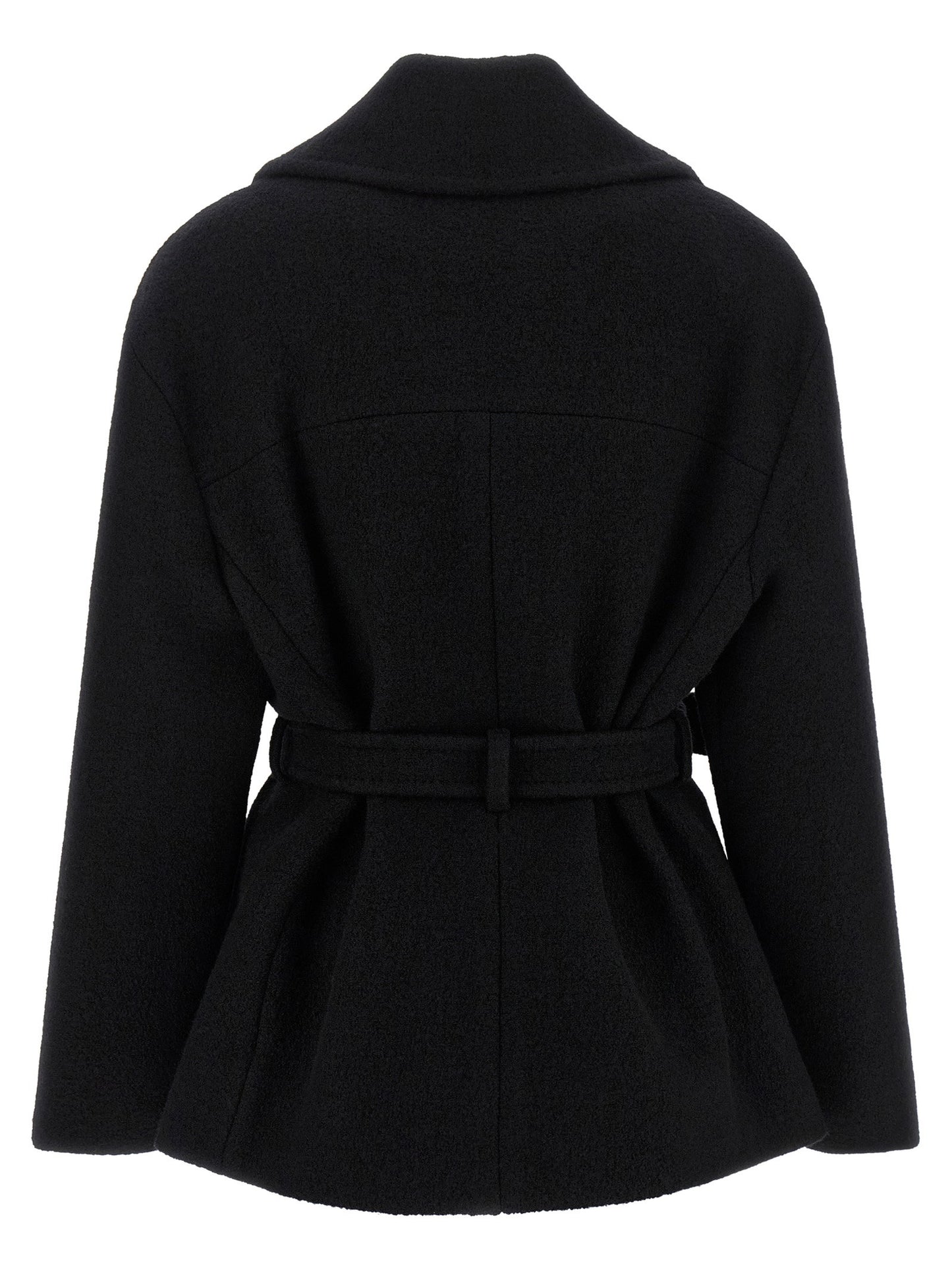 Balmain Anthem Belted Caban