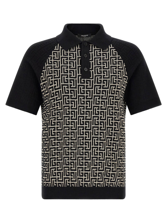 Balmain Pb Monogram Polo