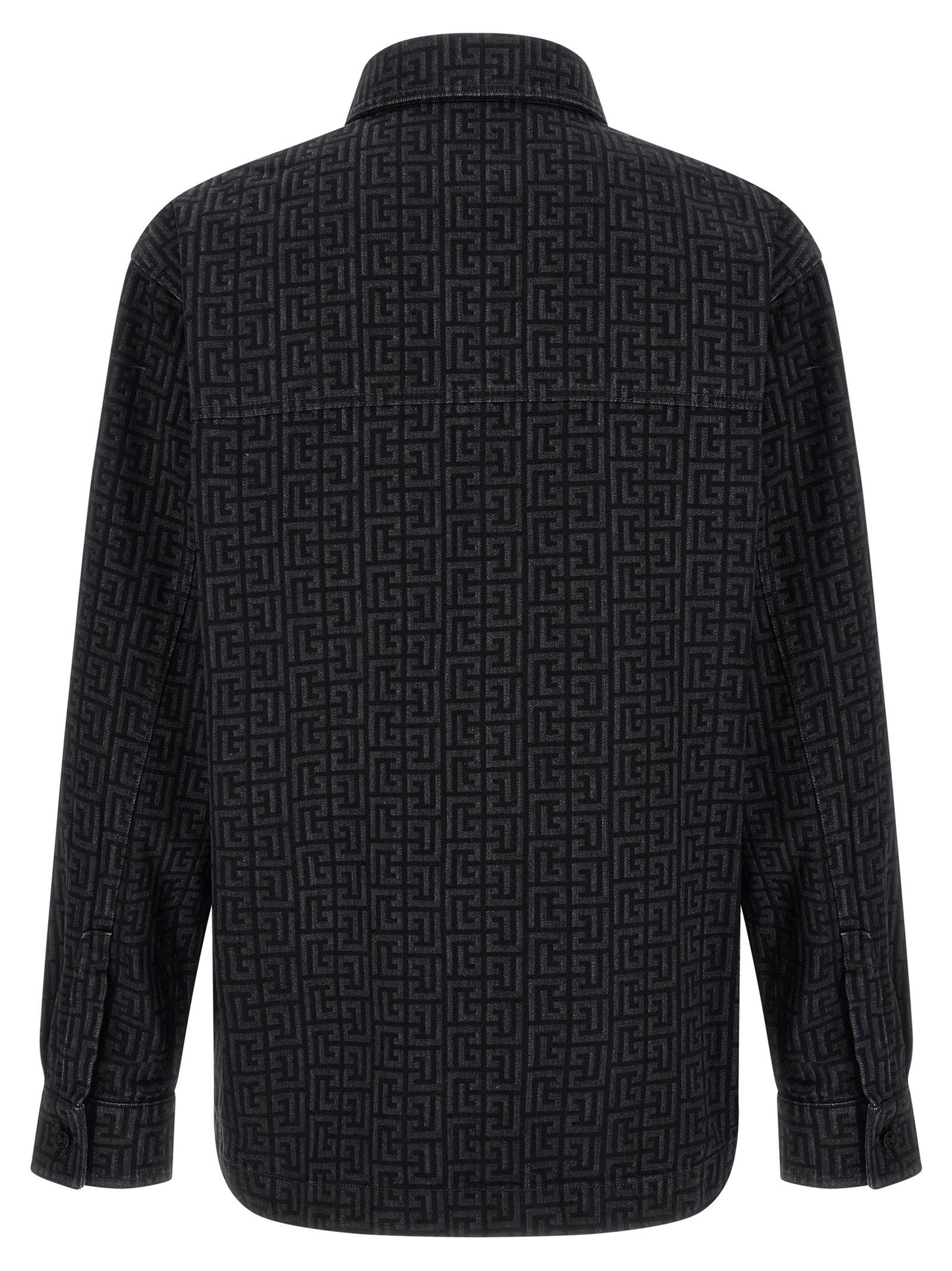 Balmain Monogram Pattern Overshirt