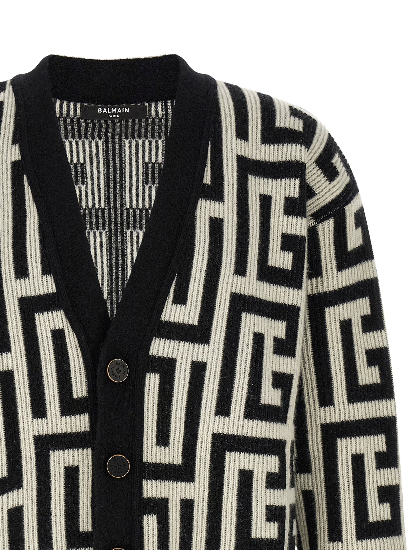 Balmain Monogram Macro Cardigan