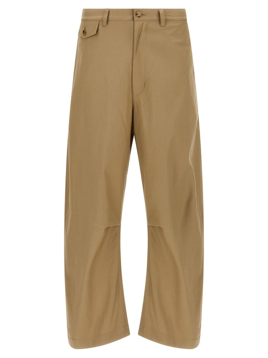 Comme Des Garҫons Homme Curved Leg Pants