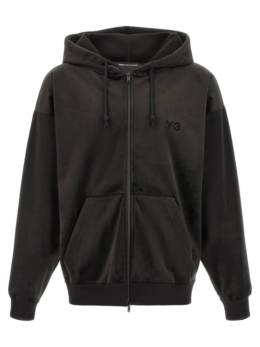 Y-3 Velvet Sip Hd Sweatshirt