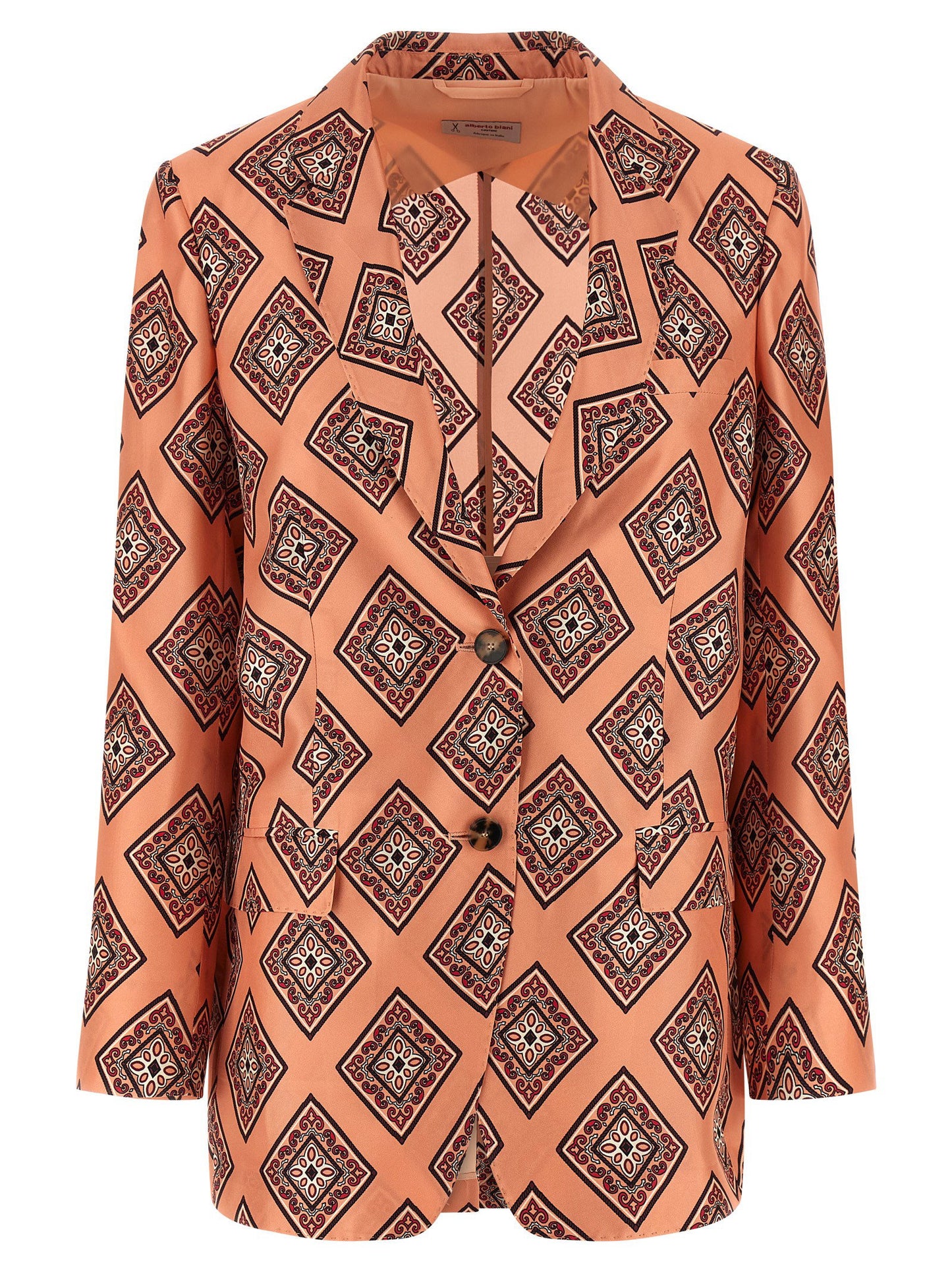 Alberto Biani Tie Print Blazer
