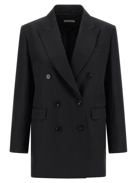 Alberto Biani Linen Viscose Blazer
