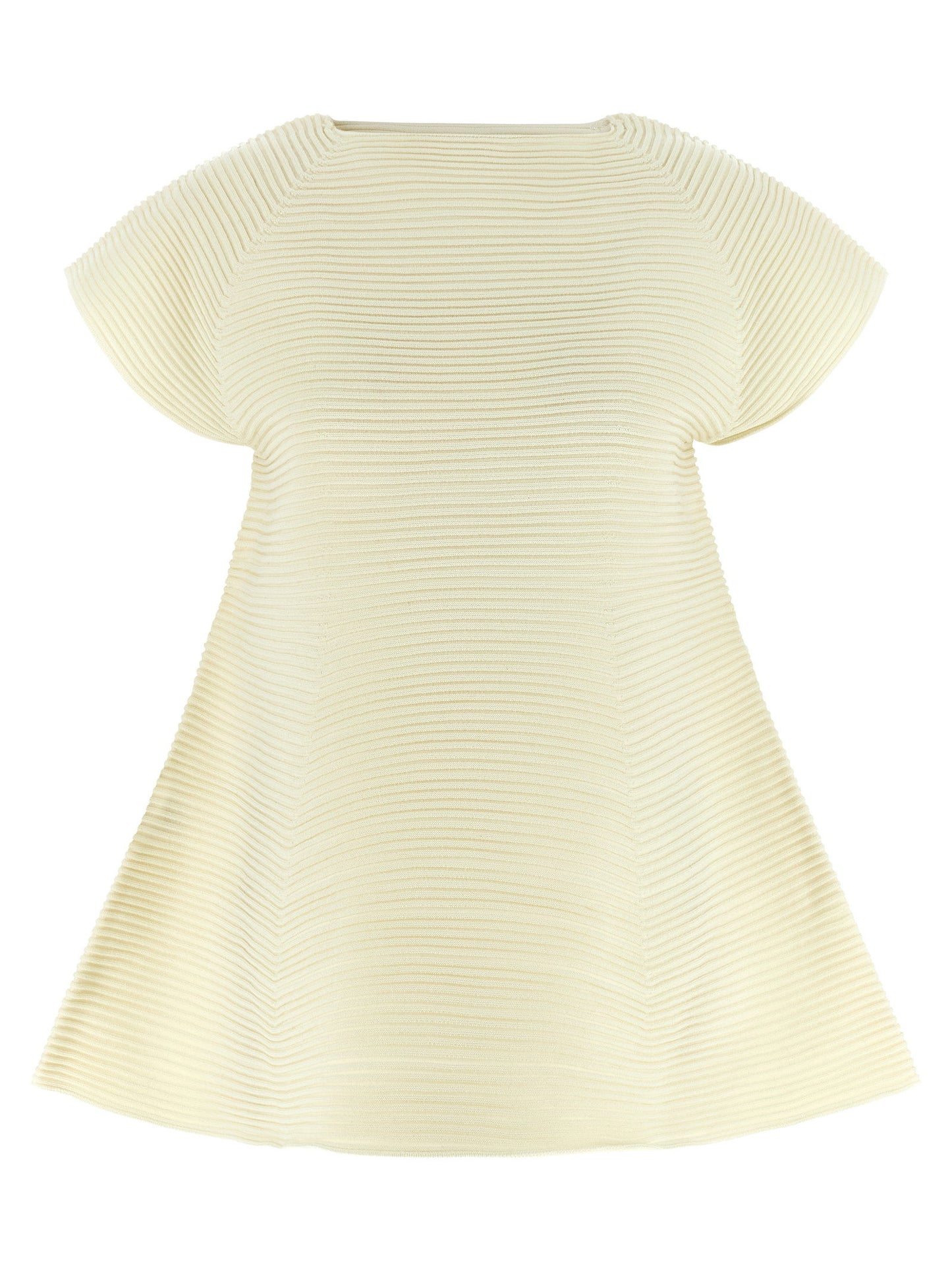 Issey Miyake Corrugated Knit Dress