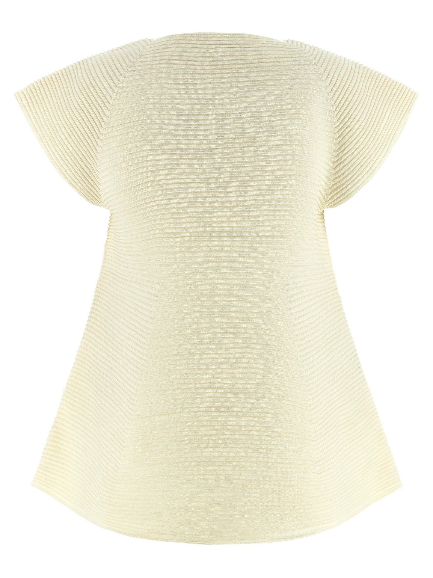 Issey Miyake Corrugated Knit Dress