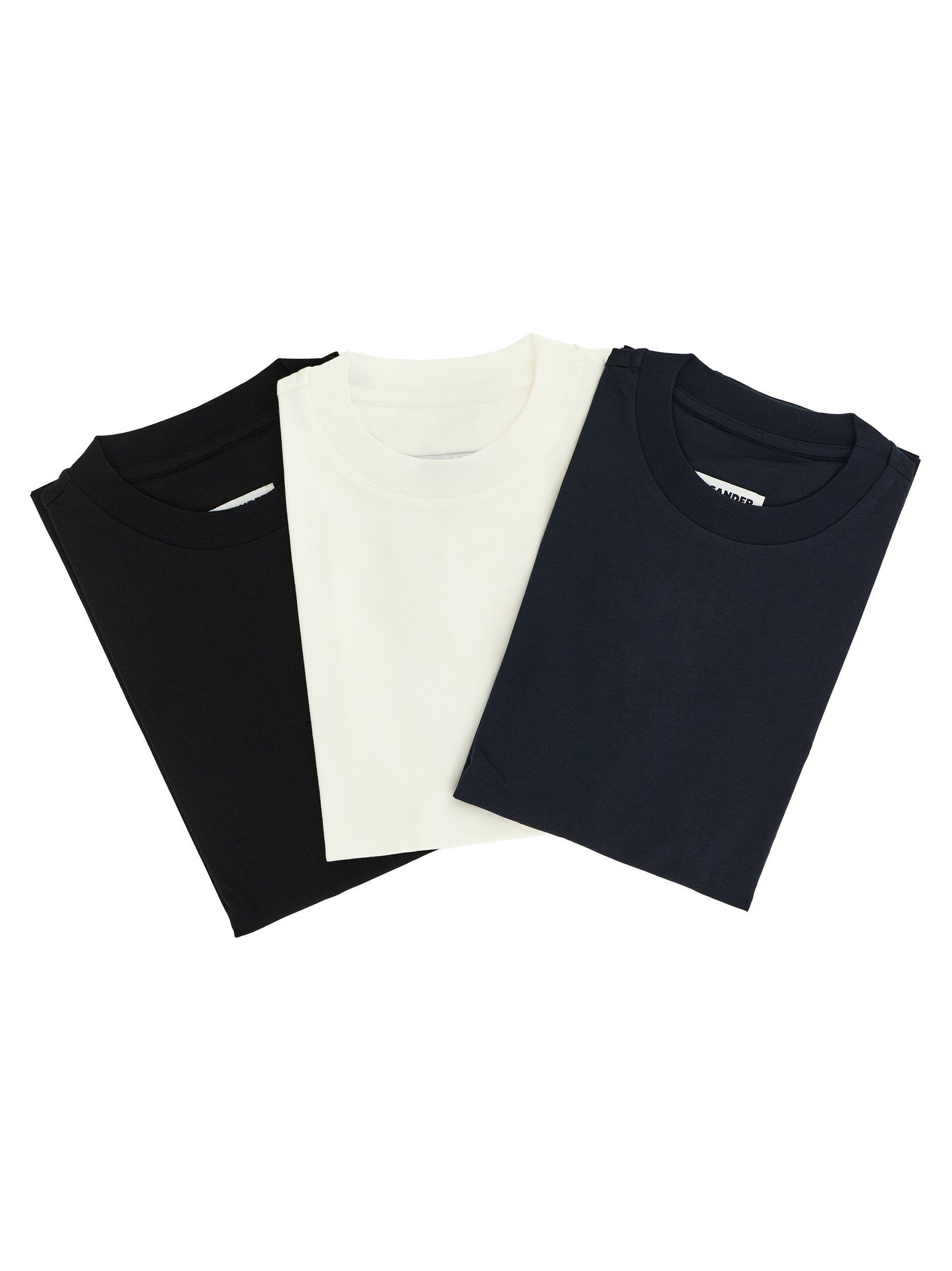 Jil Sander 3-pack Logo Embroidery T-shirt
