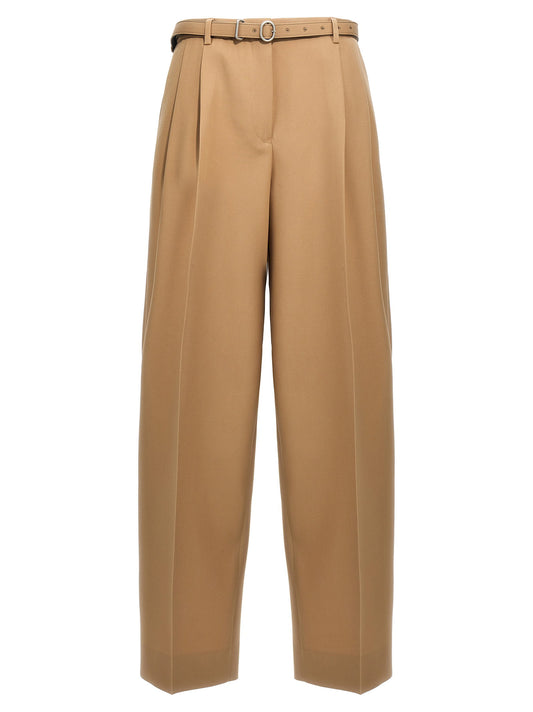 Jil Sander Gabardine Belt Pants