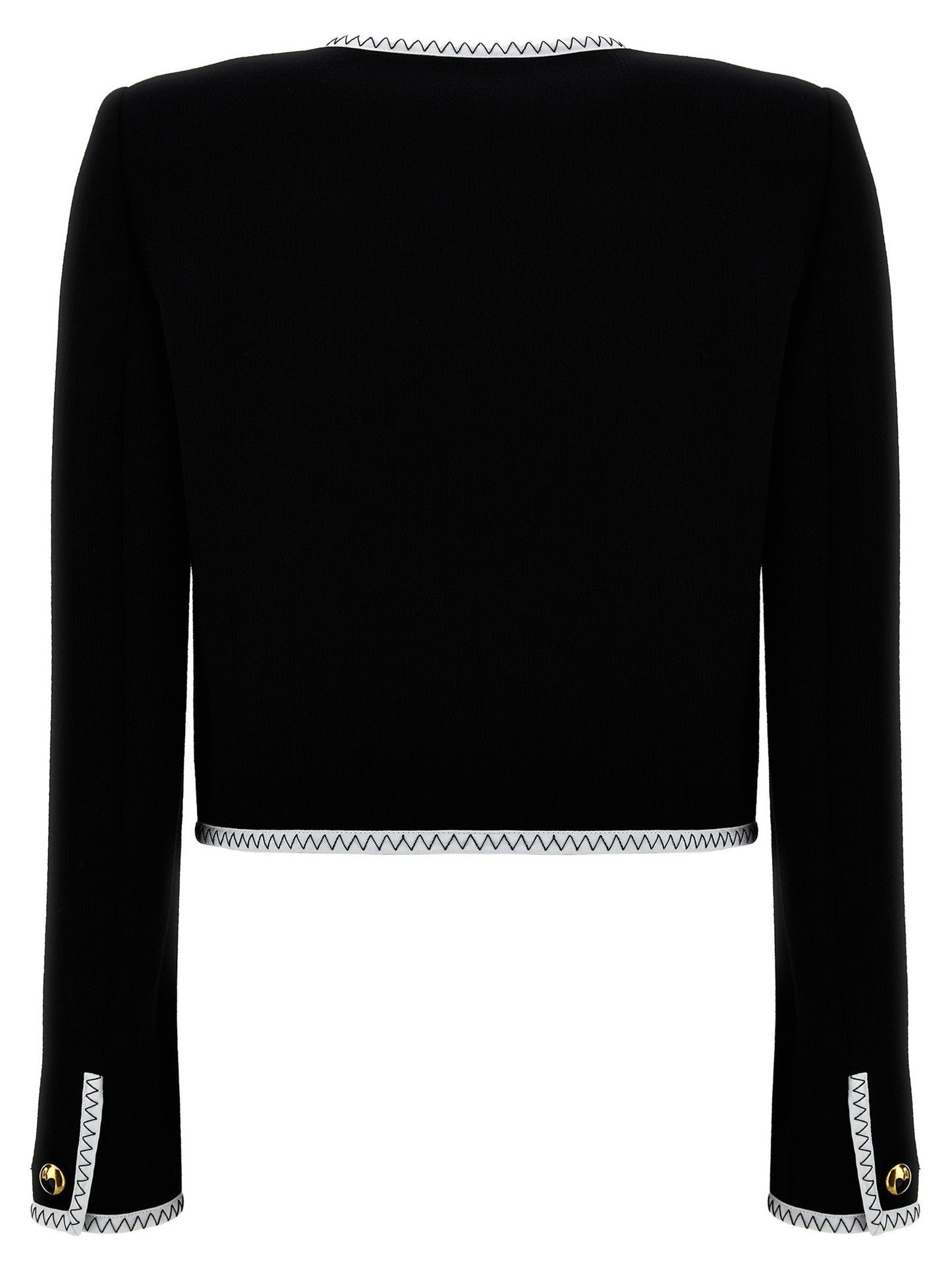 Moschino Crepe Short Jacket