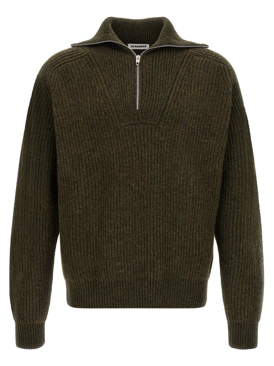 Jil Sander Half-zip Sweater