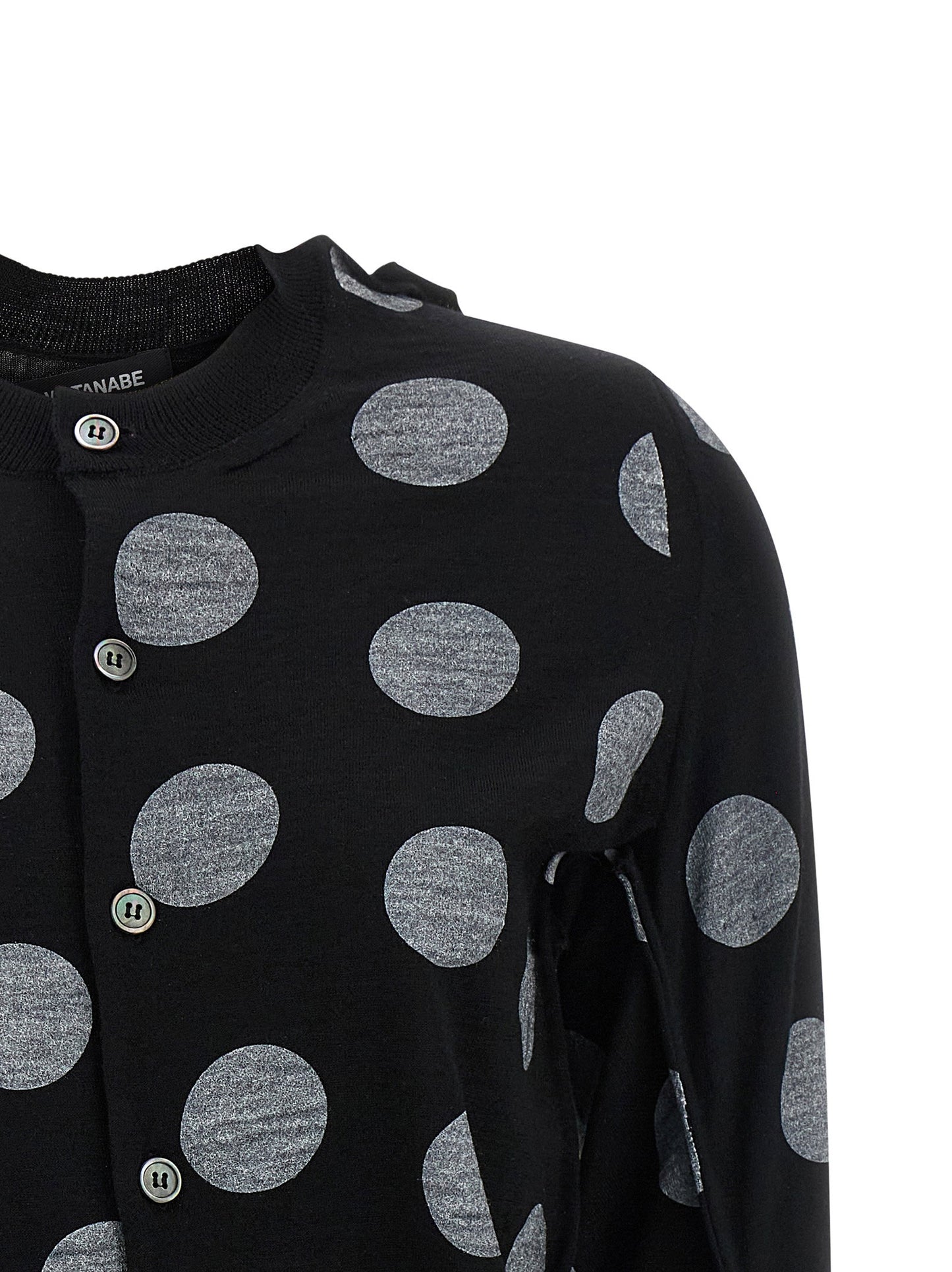 Junya Watanabe Polka Dot Maxi Cardigan