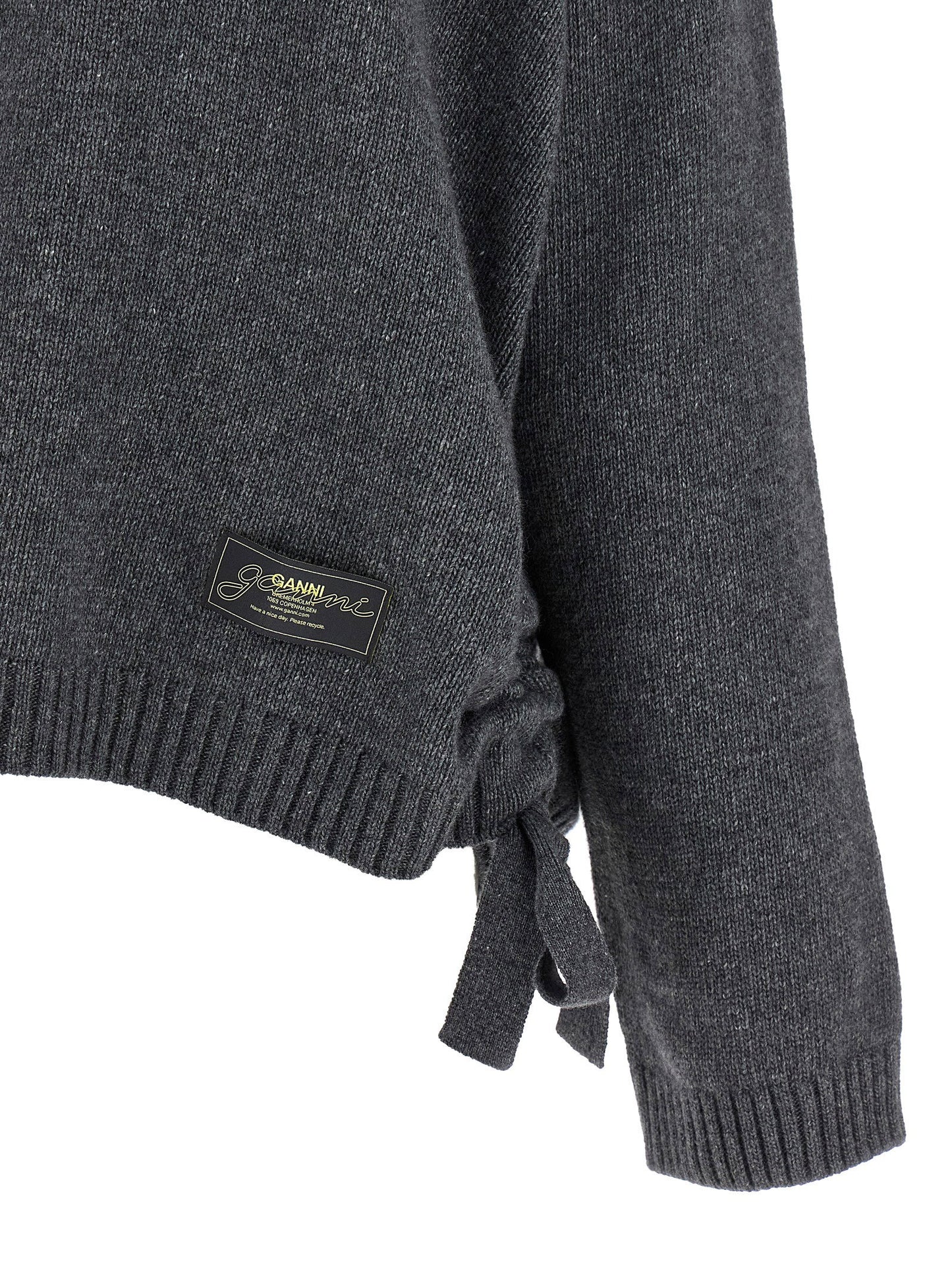 Ganni Side Laces Sweater