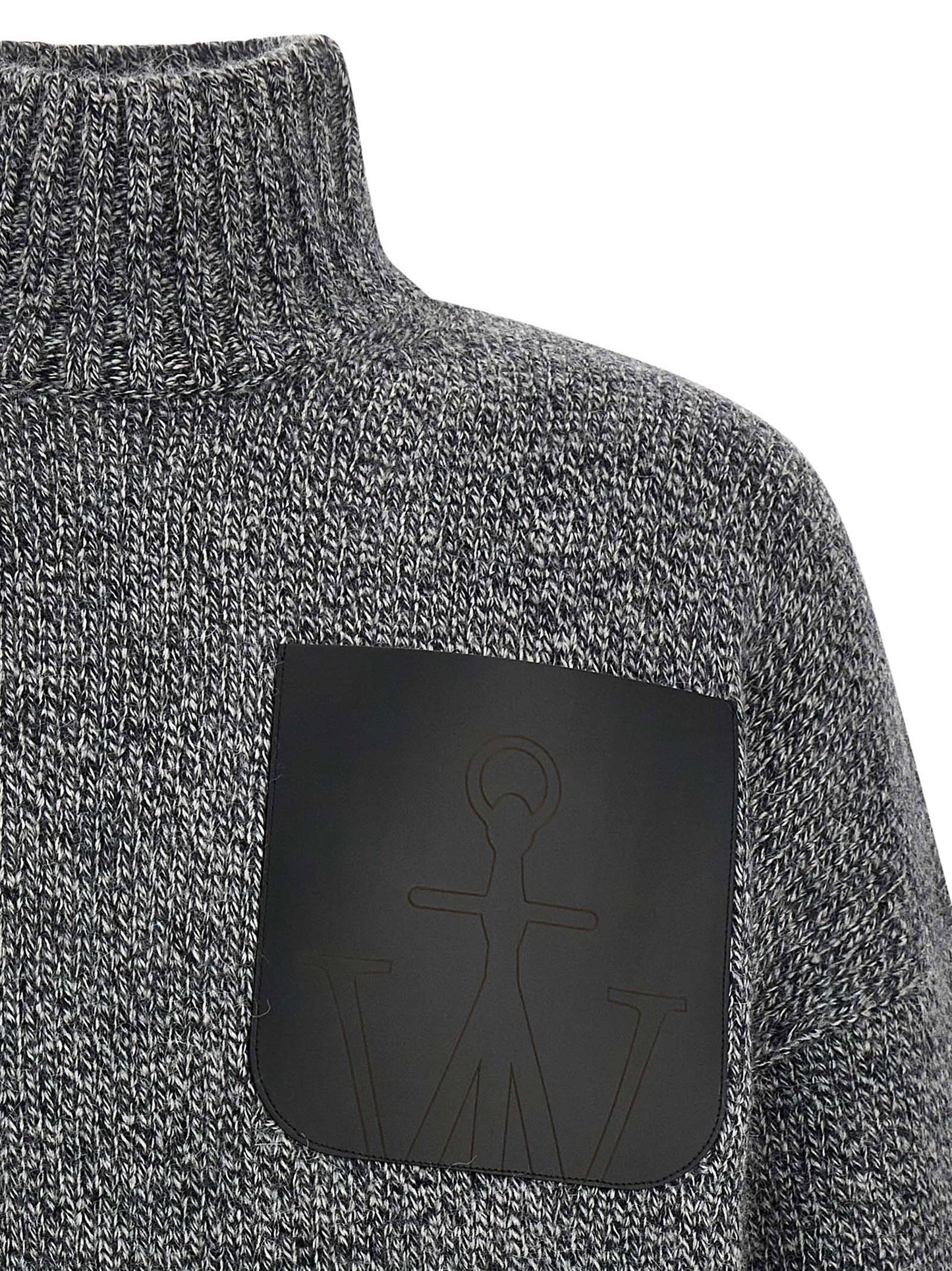J.w.anderson Leather Patch Pocket Sweater