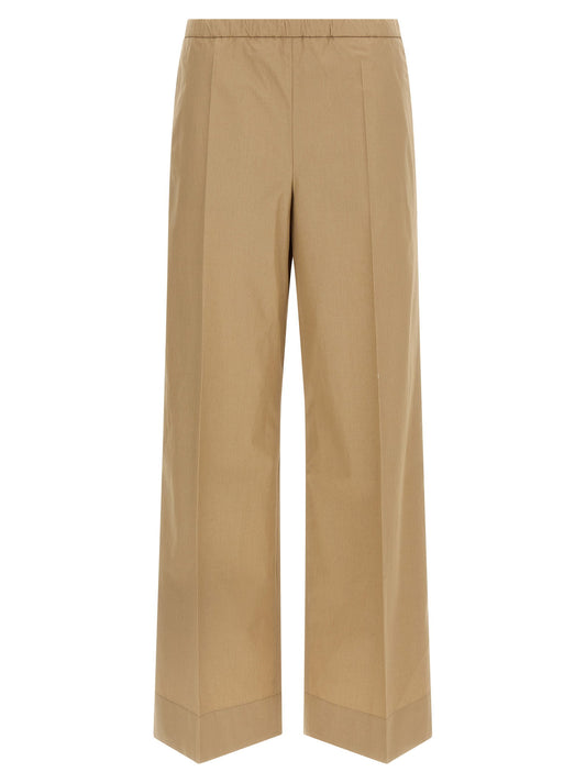 Moncler Grosgrain Logo Patch Pants