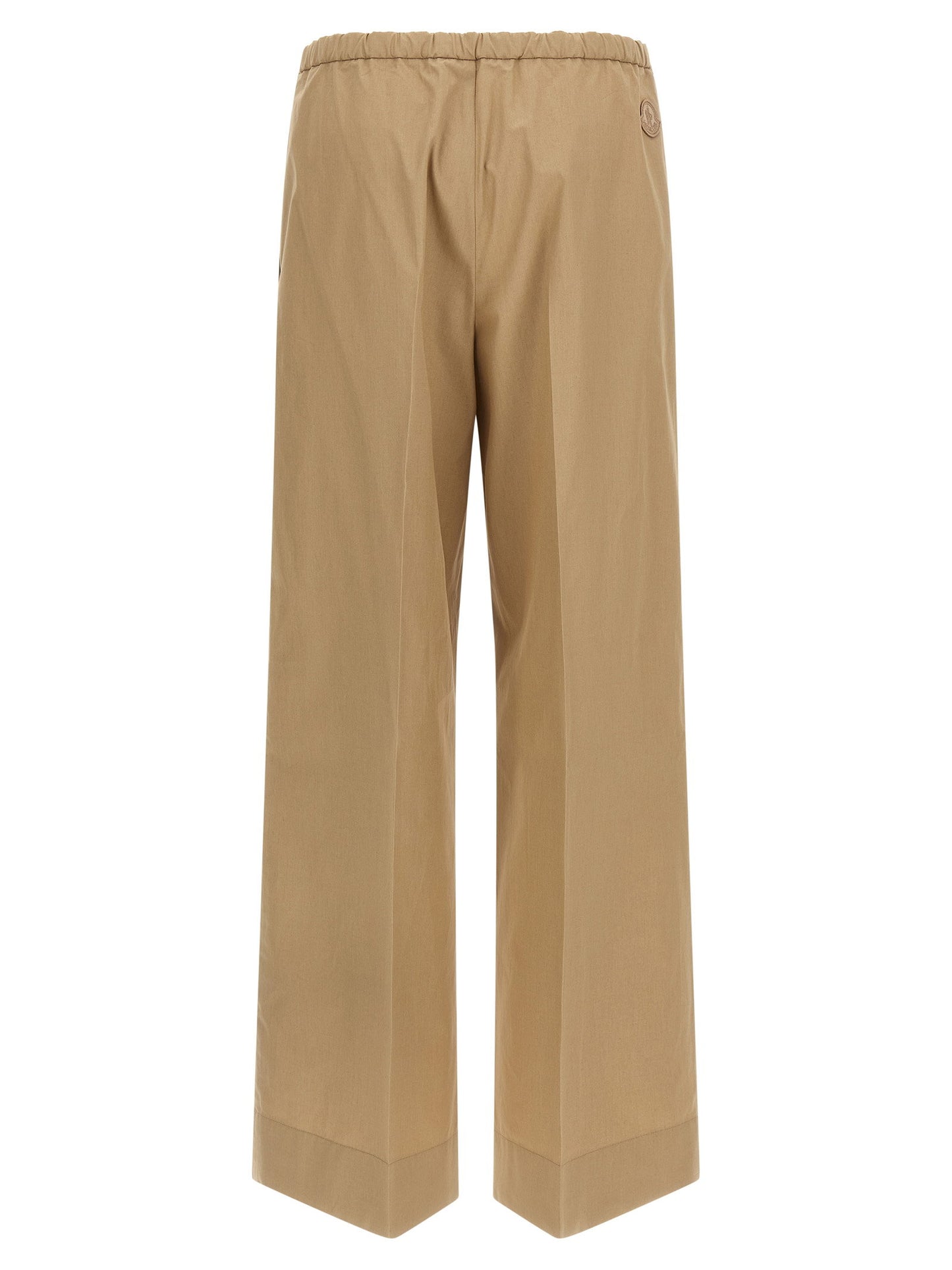 Moncler Grosgrain Logo Patch Pants