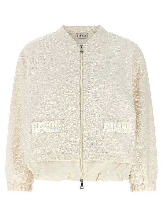 Moncler Bouclé Cardigan