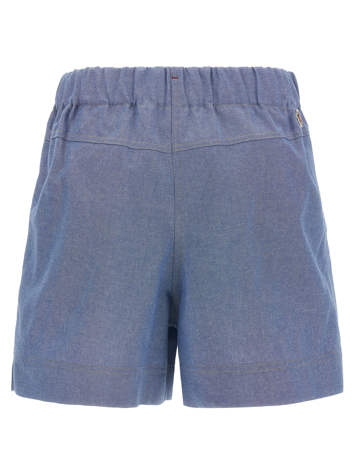 Moncler Grenoble Chambray Cotton Shorts