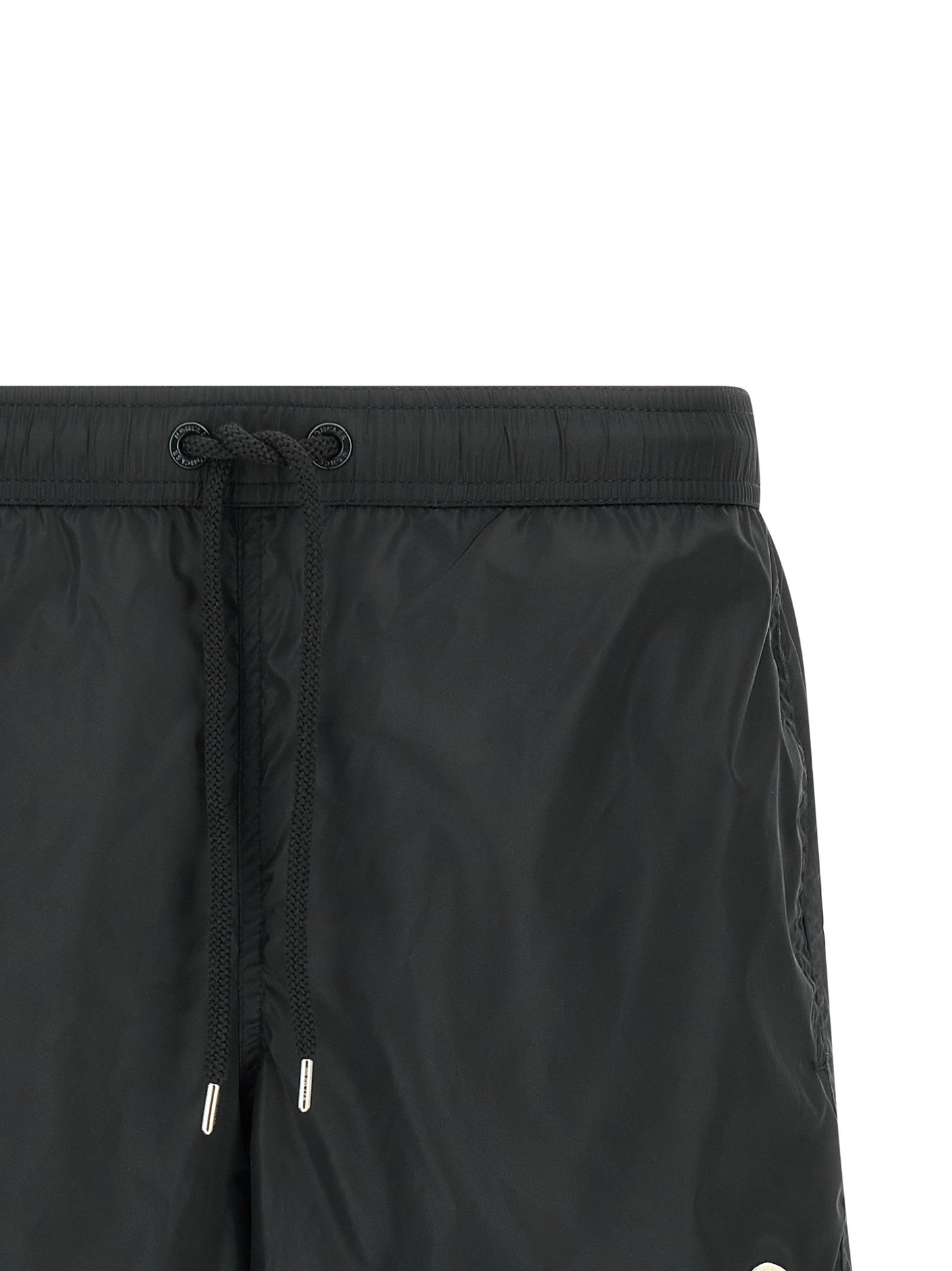 Moncler Logo Patch Swim Shorts