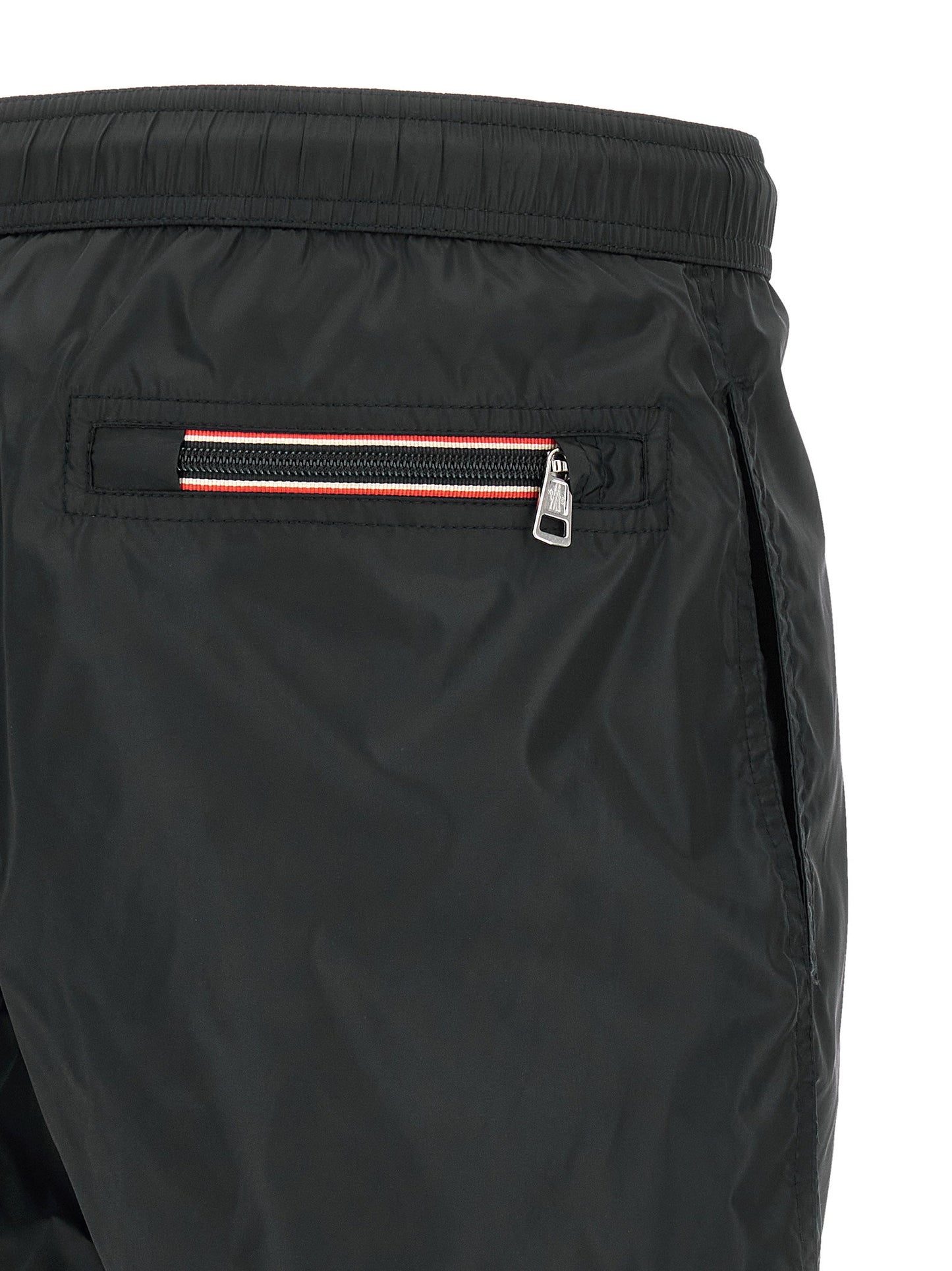 Moncler Logo Patch Swim Shorts
