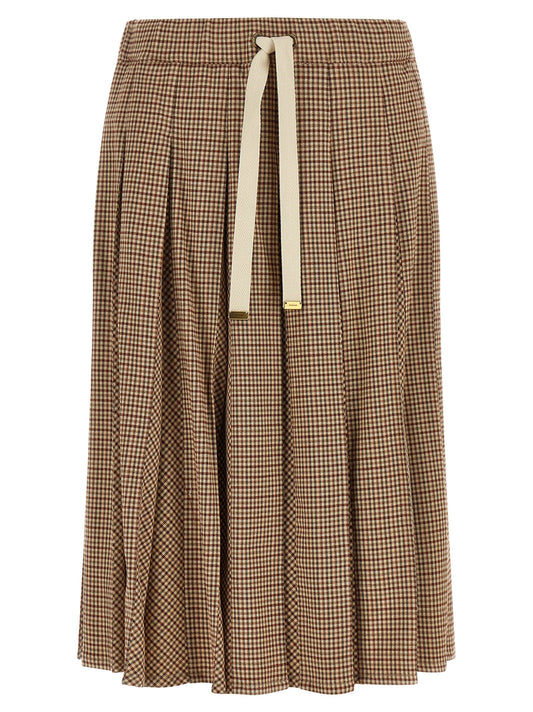 Moncler Pleated Midi Skirt