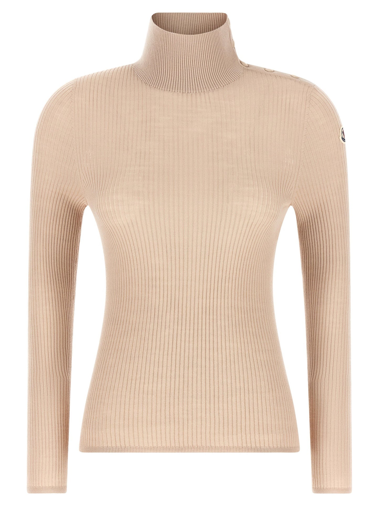 Moncler Textured Wool Turtleneck Sweater