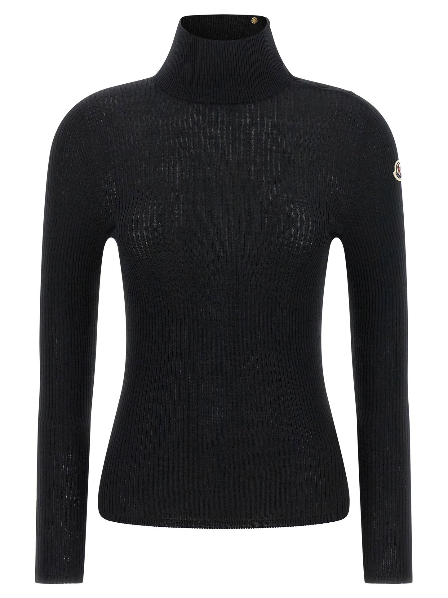 Moncler Logo Turtleneck Sweater