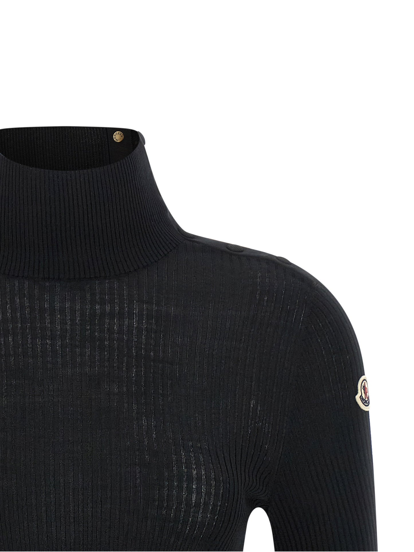Moncler Logo Turtleneck Sweater
