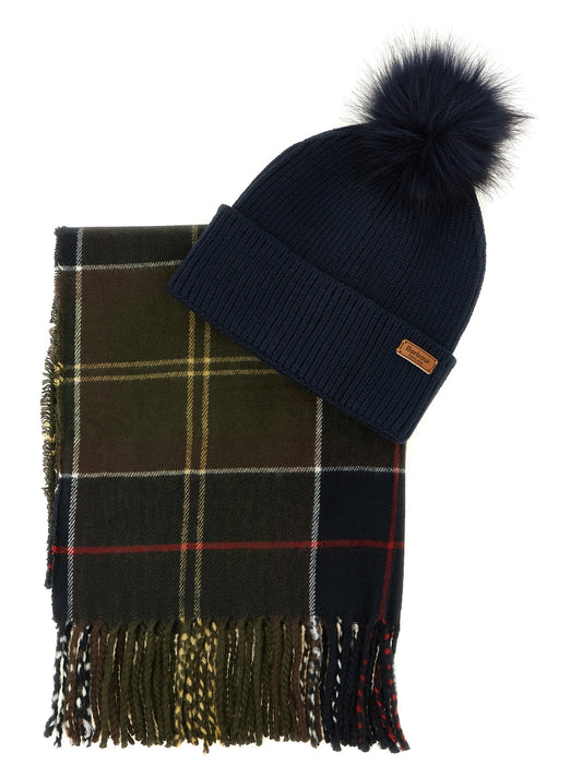Barbour Dover & Haile Set: Cap + Scarf