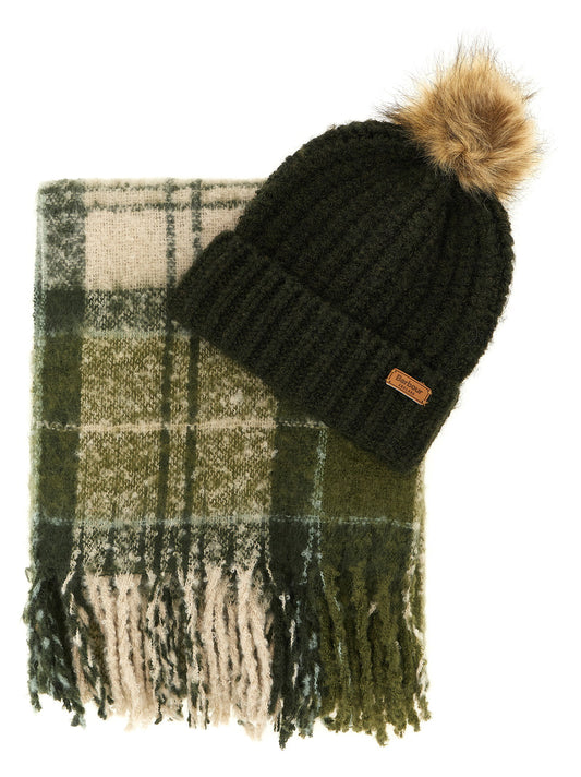 Barbour Saltburn Set: Cap + Scarf
