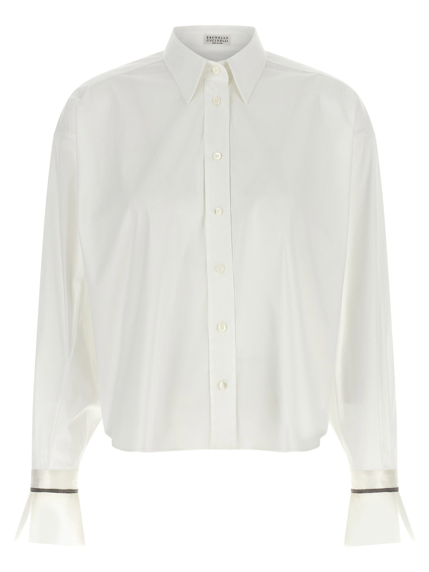 Brunello Cucinelli Shiny Cuffs Shirt
