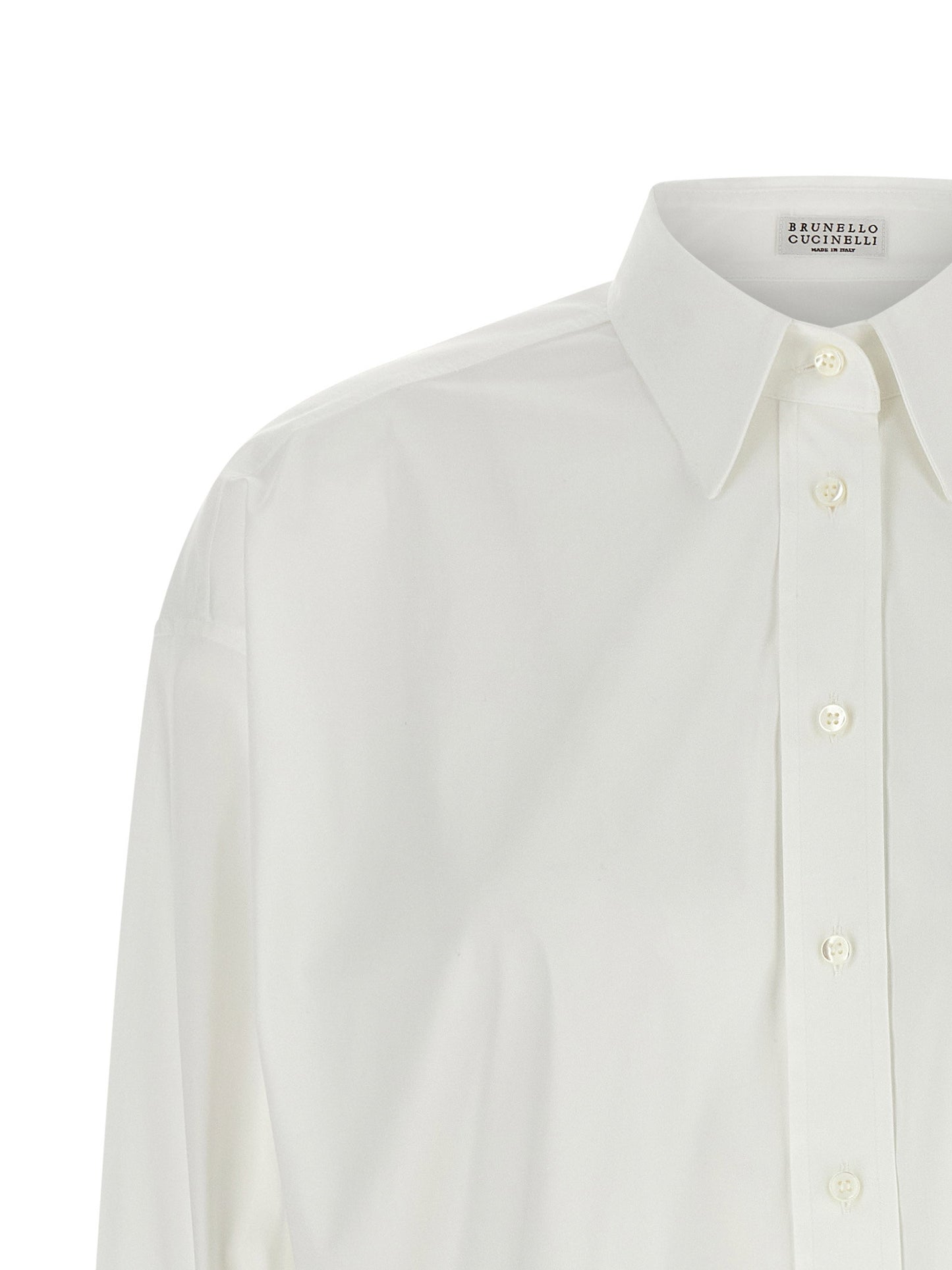 Brunello Cucinelli Shiny Cuffs Shirt