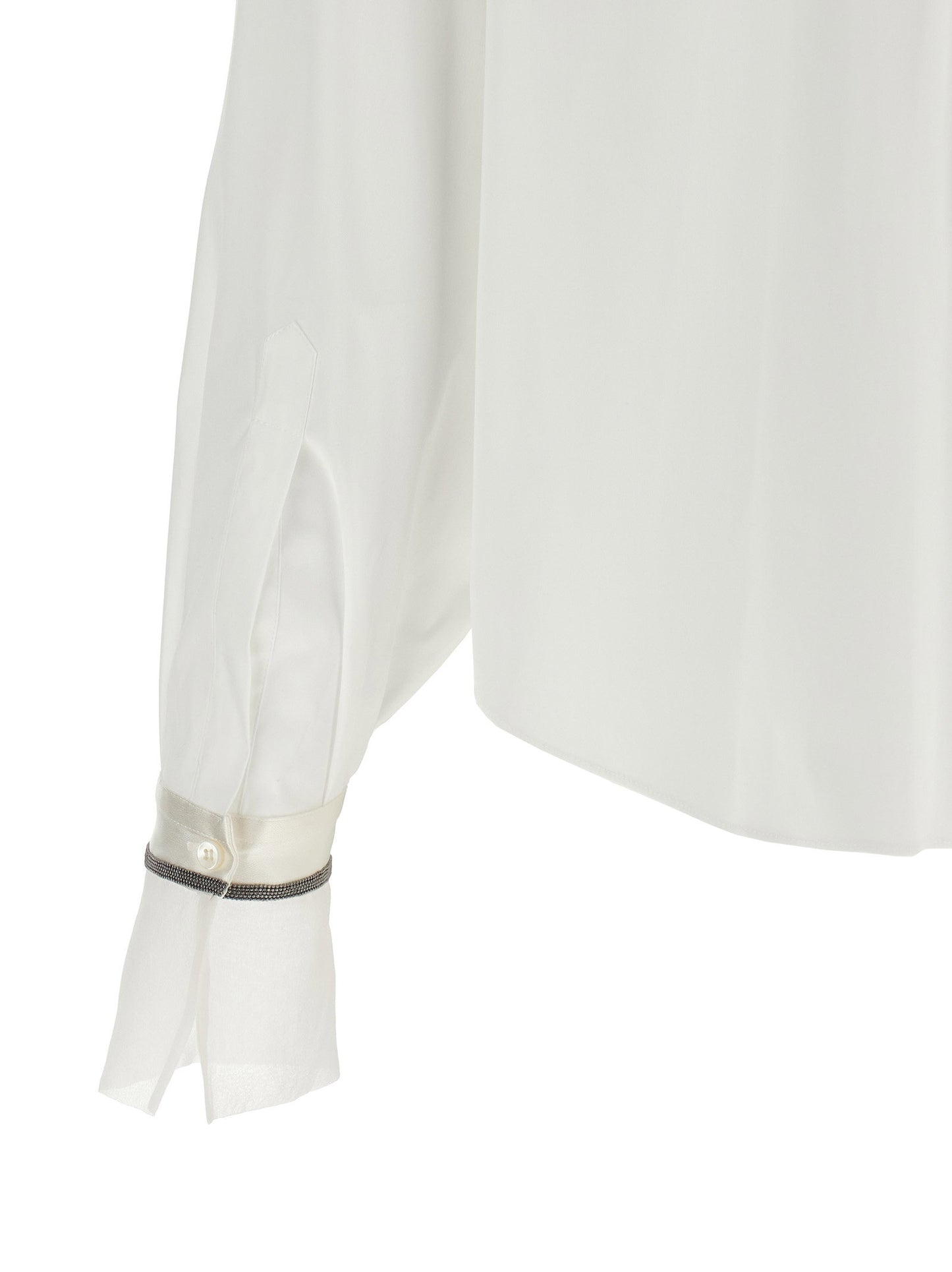 Brunello Cucinelli Shiny Cuffs Shirt