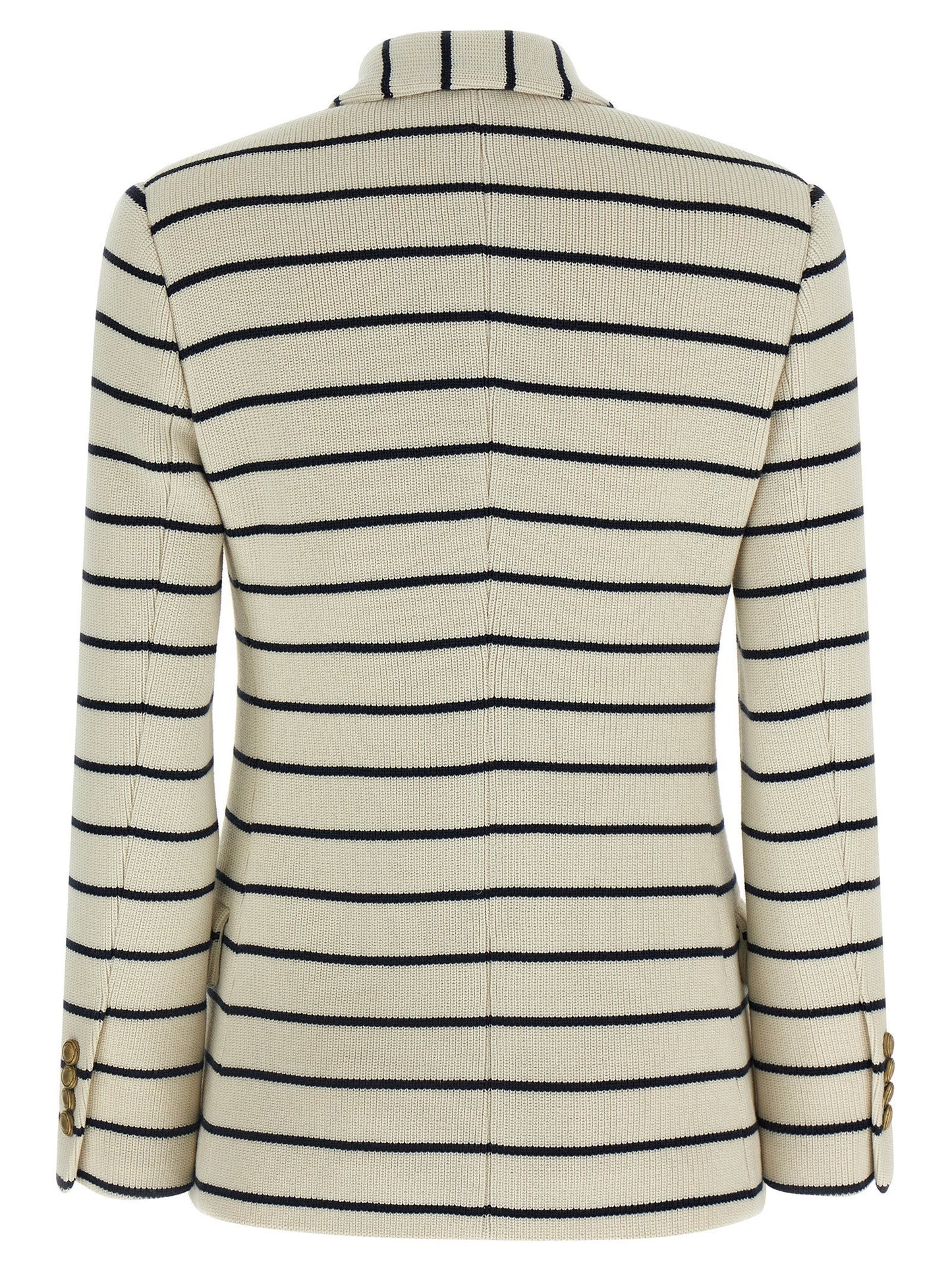 Brunello Cucinelli Striped Sweater Blazer