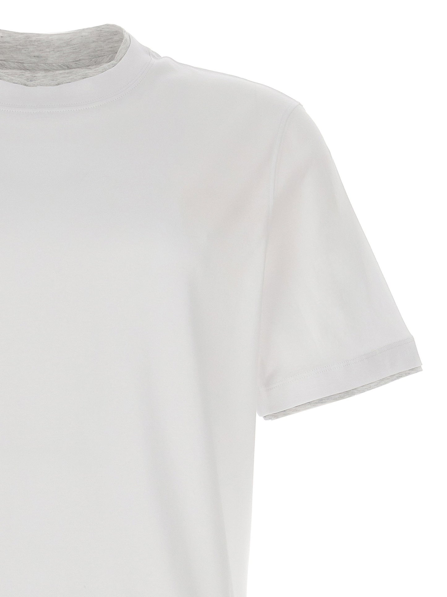 Brunello Cucinelli Double Layer T-shirt
