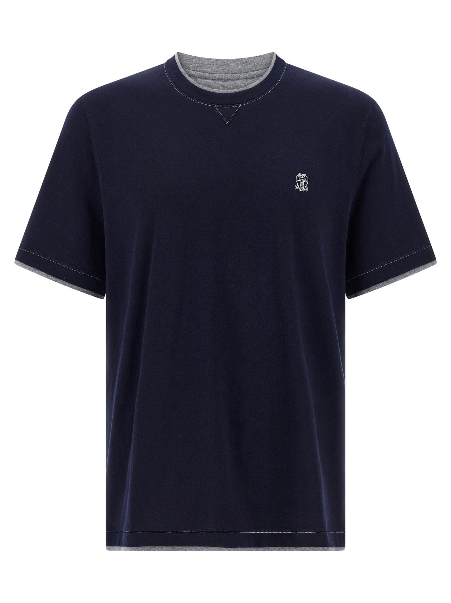 Brunello Cucinelli Double Layer T-shirt
