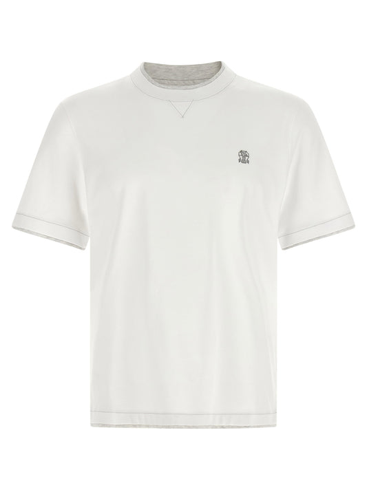Brunello Cucinelli Double Layer T-shirt