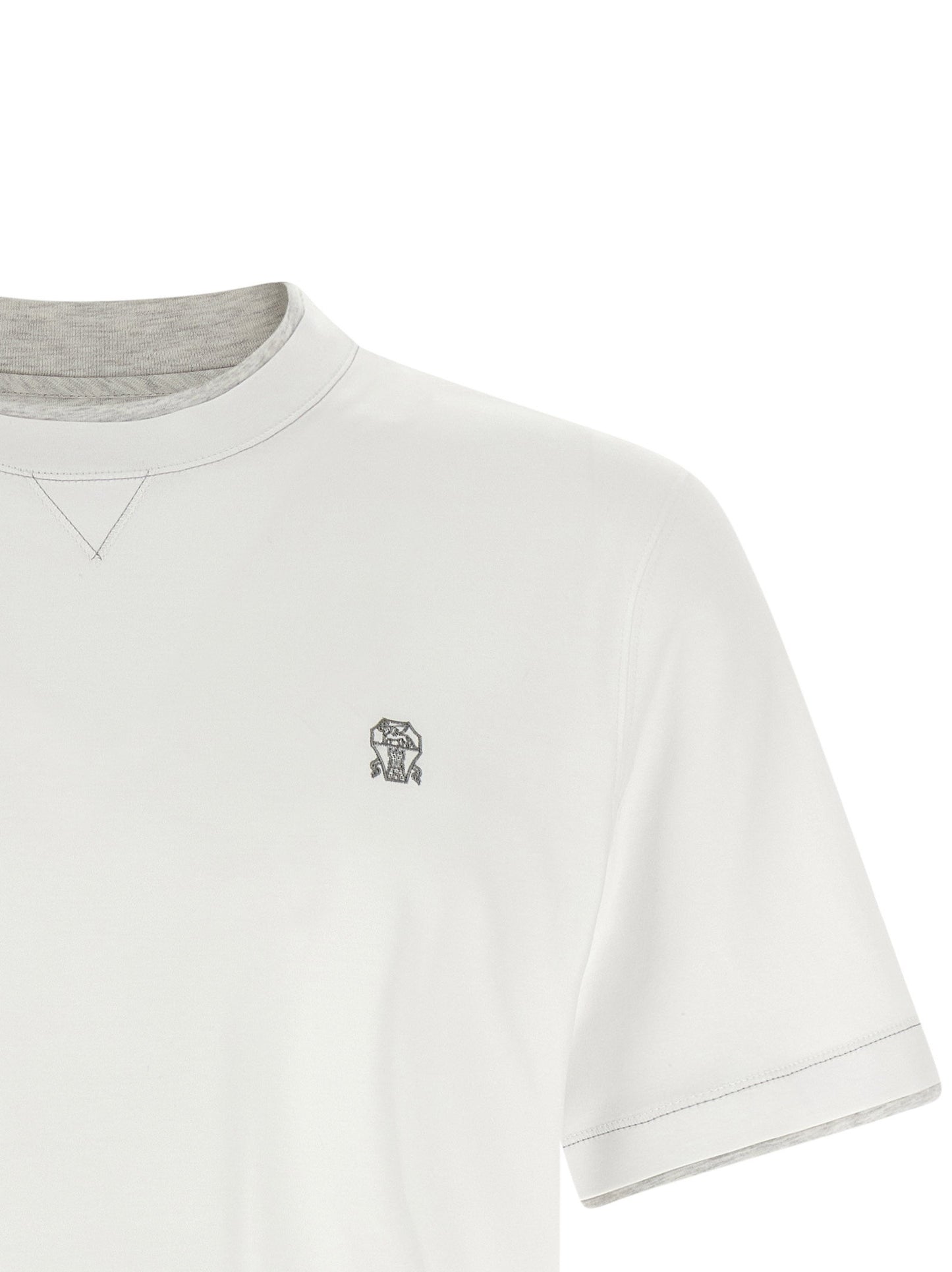 Brunello Cucinelli Double Layer T-shirt